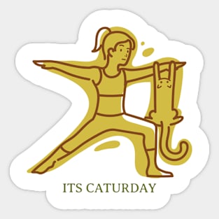 It's Caturday Sticker